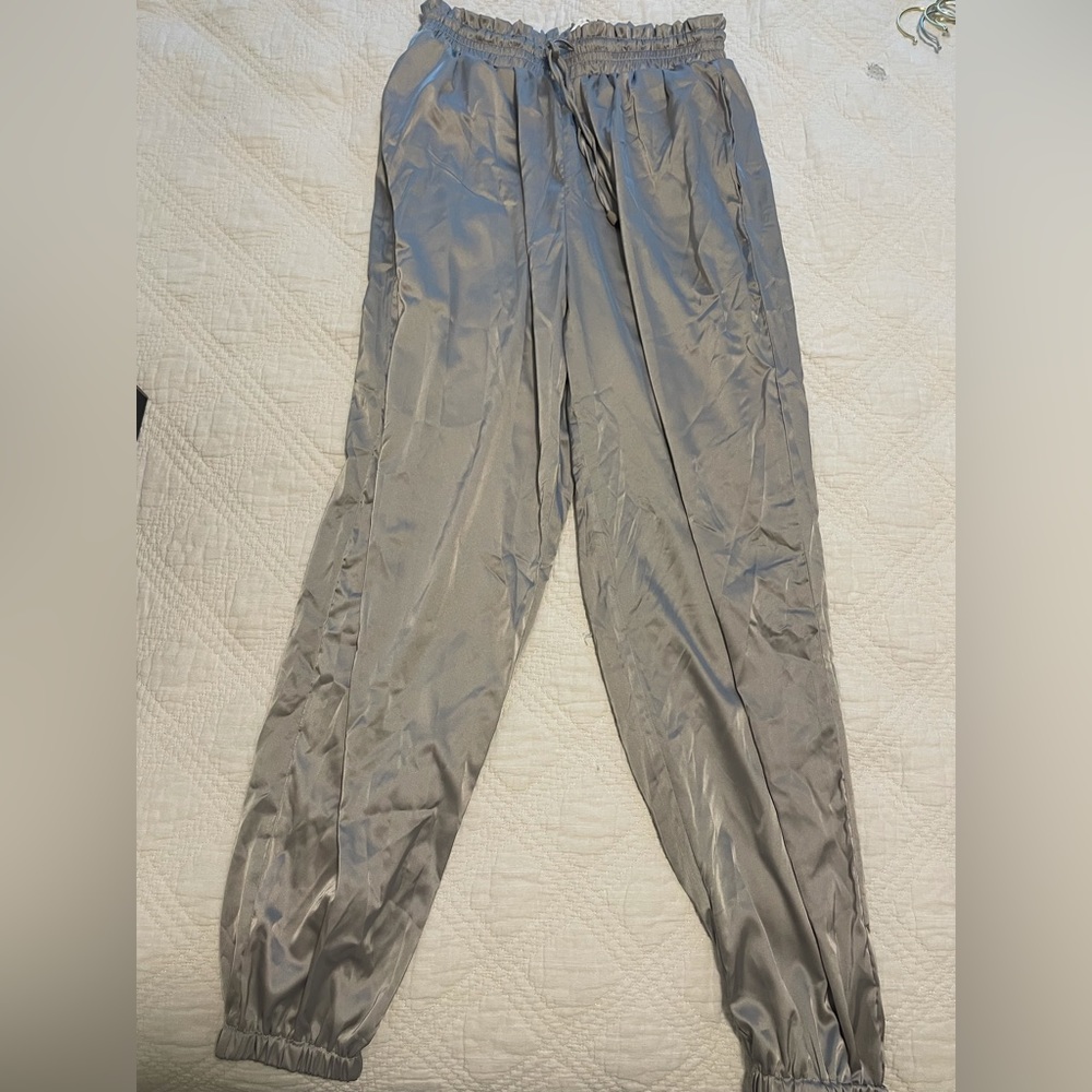 Satin Jogger Pants